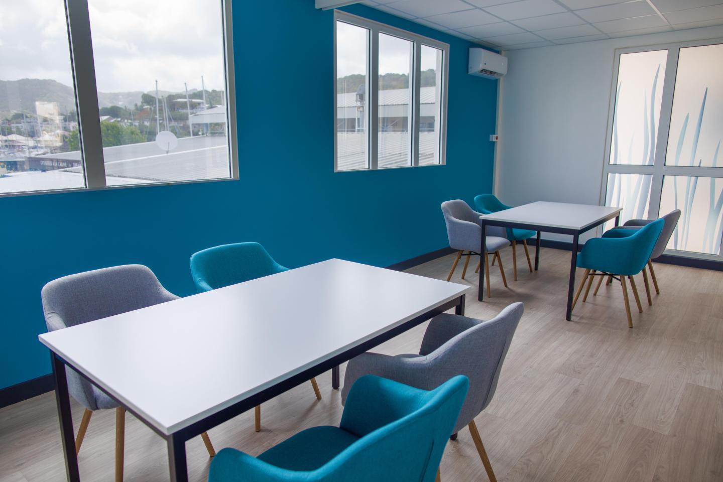 Blue Working - Espace coworking sur le Sud de la Martinique (salle de réunion)